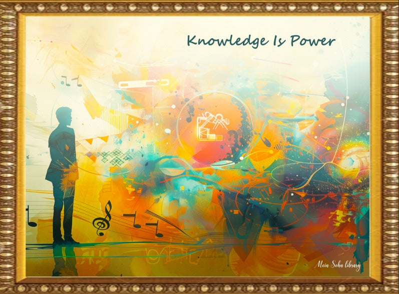 Knowledge Is Power – Framed Wall Art