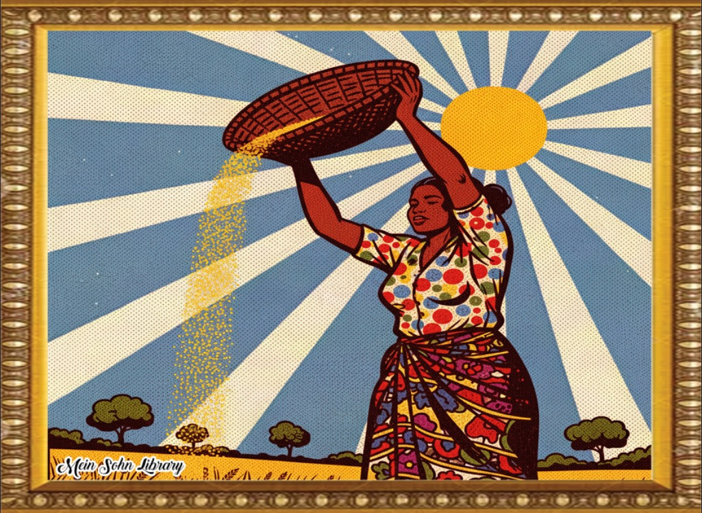 Sunlit Harvest – Framed Wall Art